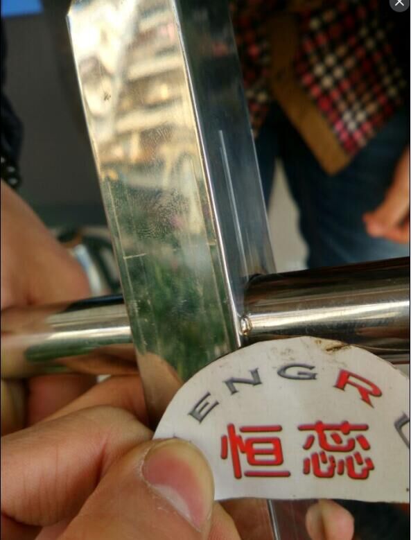 不锈钢楼梯扶手防盗网对接冷焊机小广 , 焊接、