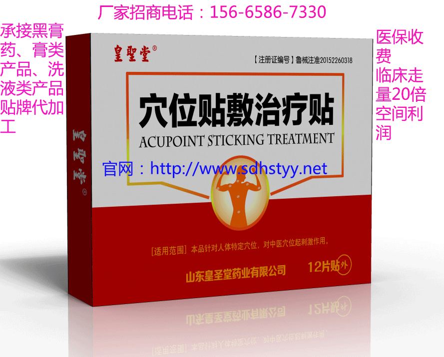 穴位贴敷治疗贴12贴装