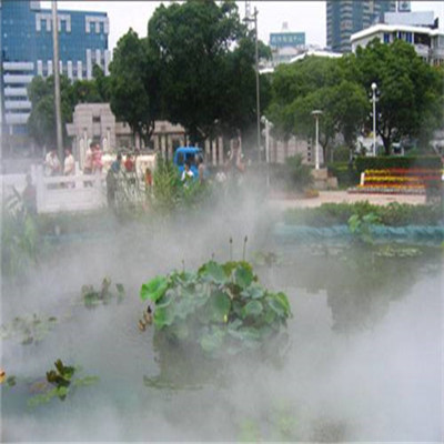 旅游区水池小溪河边假山景观人造雾设备59 (2)